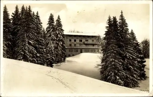 Ak Feldberg im Schwarzwald, Gasthaus Jägermatt, Winter
