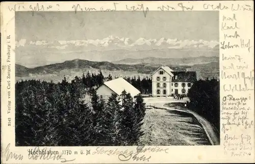 Ak Blauen Badenweiler im Schwarzwald, Kurhotel Hochblauen