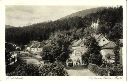 Ak Friedrichroda im Thüringer Wald, Kalter Markt