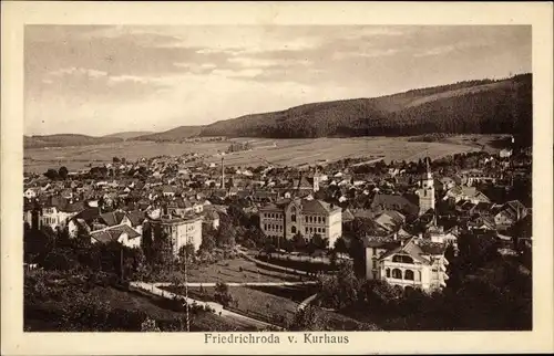 Ak Friedrichroda im Thüringer Wald, Blick vom Kurhaus