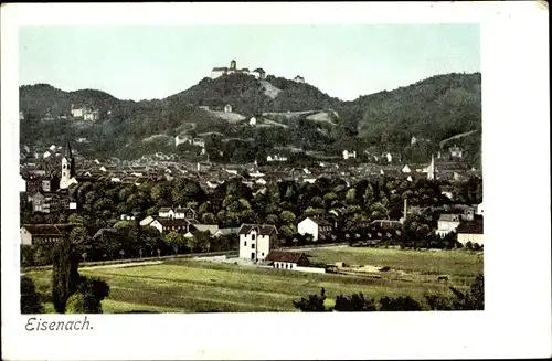 Ak Lutherstadt Eisenach in Thüringen, Panorama