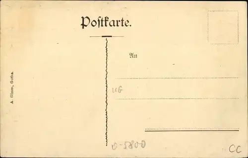 Ak Gotha in Thüringen, Rathaus, Ratskeller