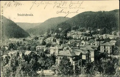 Ak Friedrichroda im Thüringer Wald, Panorama