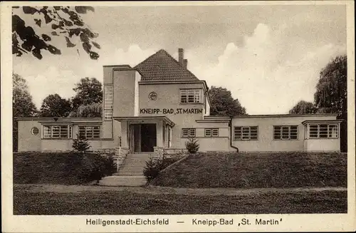 Ak Heilbad Heiligenstadt Eichsfeld Thüringen, Kneipp-Bad St. Martin