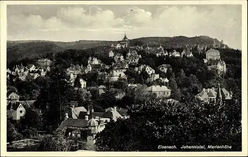 Ak Lutherstadt Eisenach in Thüringen, Johannistal, Marienhöhe