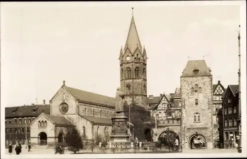 Ak Lutherstadt Eisenach in Thüringen, Wartburg, Denkmal