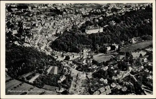 Ak Waltershausen in Thüringen, Luftaufnahme