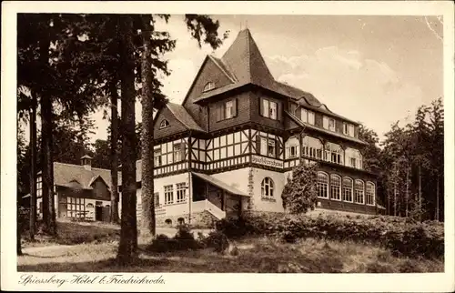 Ak Waltershausen in Thüringen, Spiessberg Hotel