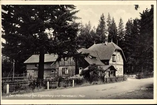 Ak Elgersburg in Thüringen, Mönchhof, Berggasthaus