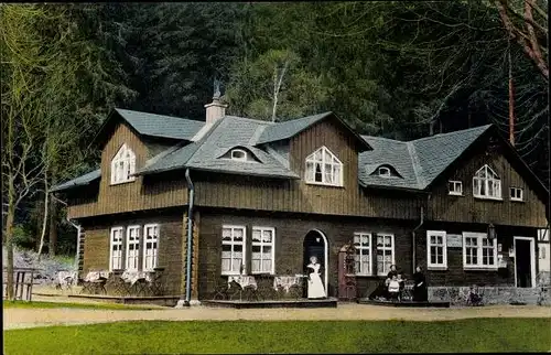 Ak Oberhof im Thüringer Wald, Untere Schweizerhütte