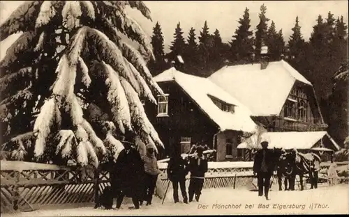 Ak Elgersburg in Thüringen, Mönchhof, Winter