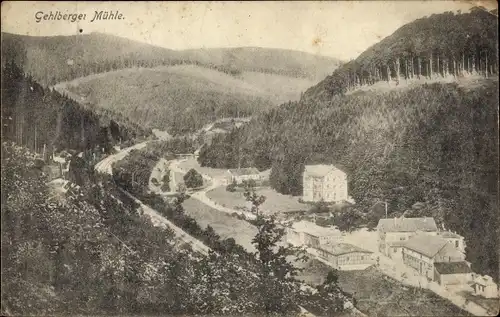 Ak Gehlberg Suhl in Thüringen, Mühle