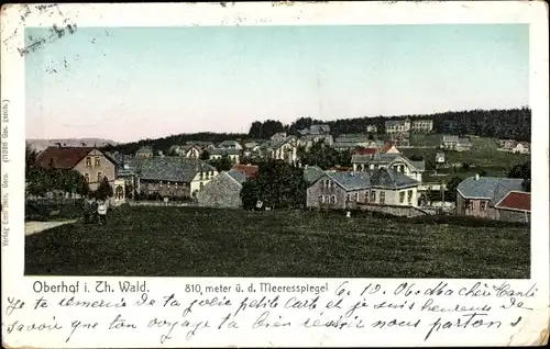 Ak Oberhof im Thüringer Wald, Panorama