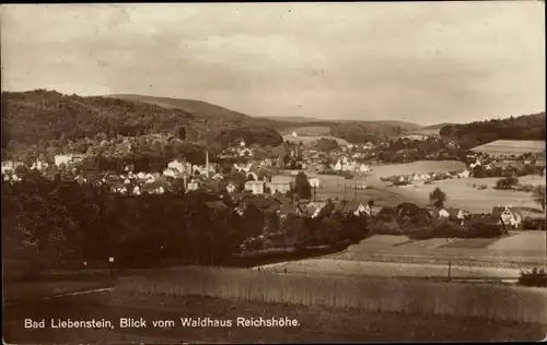 Ak Bad Liebenstein im Thüringer Wald, Totalansicht, Waldhaus Reichshöhe
