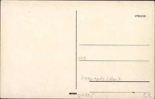 Ak Gernrode Quedlinburg im Harz, Viktorshöhe, Berggasthaus