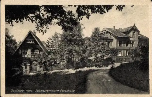 Ak Gernrode Quedlinburg im Harz, Schwesternheim Osterhöhe