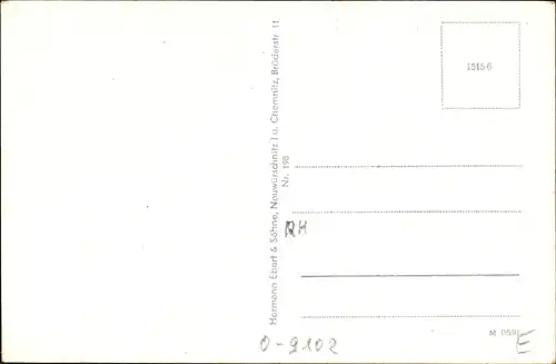 Ak Limbach Oberfrohna in Sachsen, Lambacher Straße, Bahnhof, Hindenburg-Schule