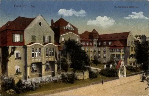 Ak Freiberg im Kreis Mittelsachsen, St. Johannis-Hospital