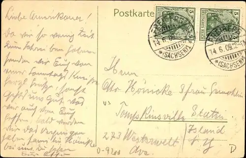 Ak Freiberg in Sachsen, Wasserturmstraße