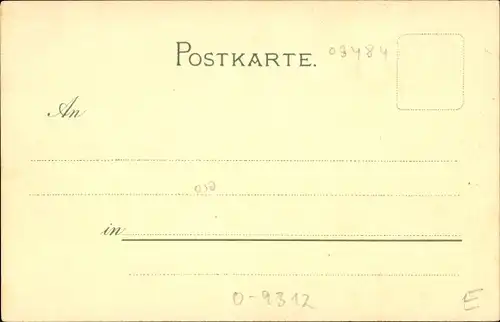 Künstler Litho Hoffmann, R., Oberwiesenthal im Erzgebirge Sachsen, Wohnhaus, Winterszene