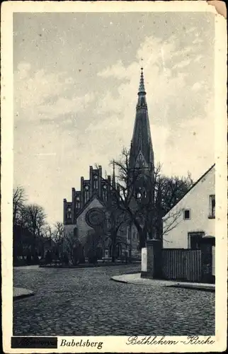 Ak Babelsberg Potsdam in Brandenburg, Bethlehem-Kirche