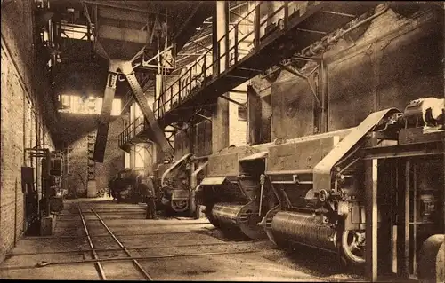 Ak Genck Flandern-Limburg, Societe Anonyme des Charbonnages, Heizraum Nr.