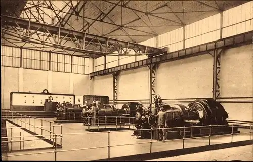 Ak Genck Flandern-Limburg, Societe Anonyme des Charbonnages, Elektrizitätswerk