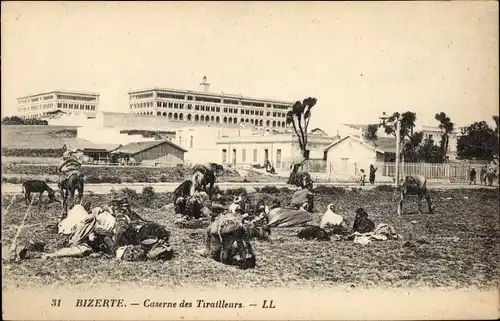 Ak Bizerte Tunesien, Tirailleurs-Kaserne