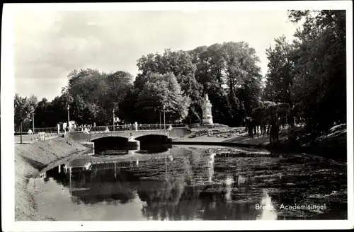 Ak Moerdijk Nordbrabant Niederlande, Academisingel, Brücke