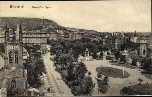 Ak Montreal Quebec Kanada, Dominion Square