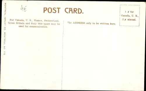 AK Montreal Quebec Kanada, Victoria Square