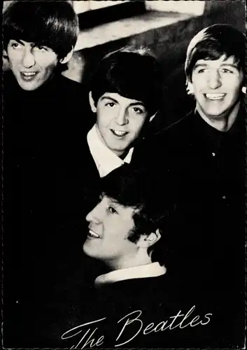 Ak Musikgruppe The Beatles, John, Paul, George, Ringo