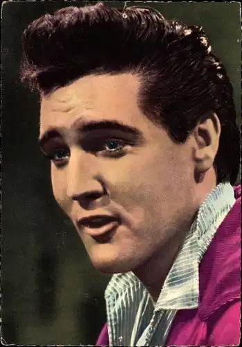 Ak Schauspieler und Sänger Elvis Presley, Portrait