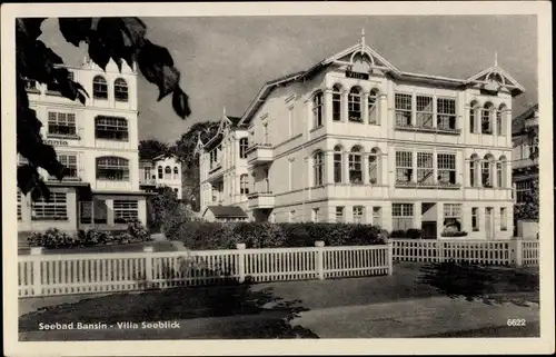 Ak Ostseebad Bansin Heringsdorf auf Usedom, Villa Seeblick