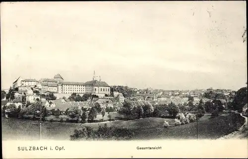 Ak Sulzbach Rosenberg Fränkische Alb Oberpfalz, Gesamtansicht