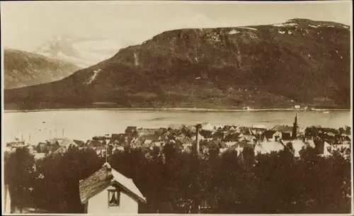 Ak Tromsø Tromsö Norwegen, Gesamtansicht, NDL