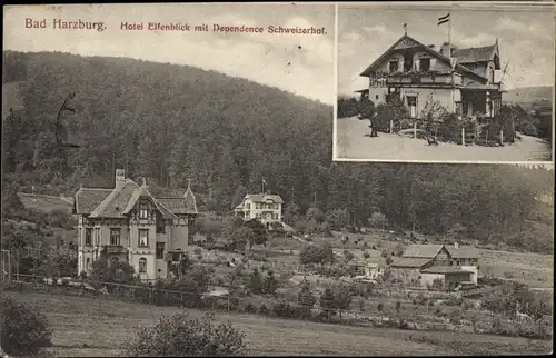Ak Bad Harzburg am Harz, Hotel Elfenblick, Dependance Schweizerhof