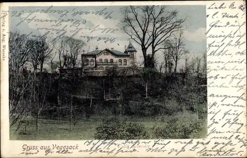 Ak Vegesack Hansestadt Bremen, Villa Schröder