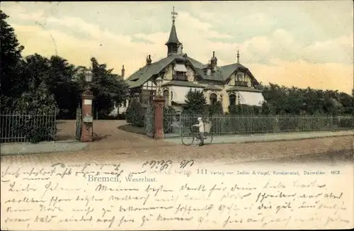 Ak Hansestadt Bremen, Weserlust