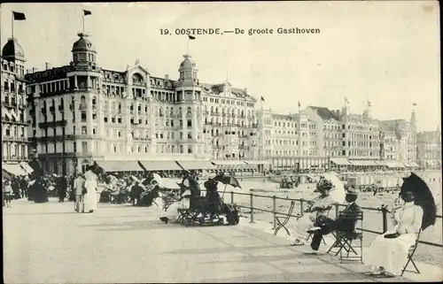 Ak Oostende Ostende Westflandern, De groote Gasthoven