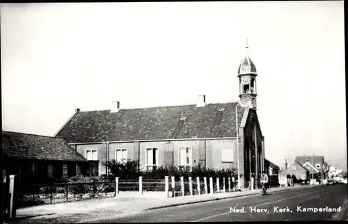 Ak Kamperland Noord Beveland Zeeland Niederlande, N. H. Kirche