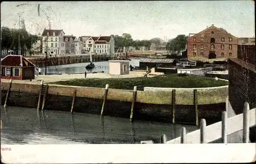 Ak Vlissingen Zeeland Niederlande, Teilansicht