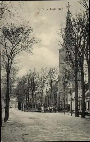 Ak Domburg Veere Zeeland Niederlande, Kerk