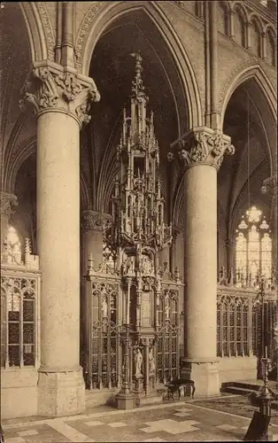 Ak Kortrijk Kortrijk Westflandern, St.-Martin-Kirche, Tabernakel