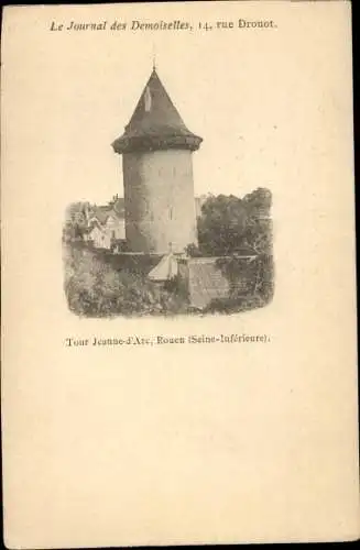 Ak Rouen Seine-Maritime, Tour Jeanne d’Arc