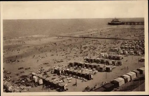 Ak Blankenberghe Blankenberge Westflandern, Strandpartie