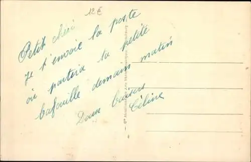 Ak Soissons Aisne, La Poste