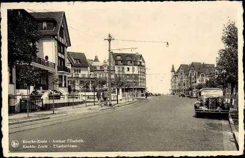 Ak Zoute Knokke Heist Westflandern, Avenue Elisabeth