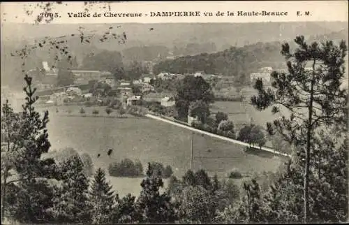 Ak Dampierre-Yvelines, Chevreuse-Tal, von Haute-Beauce aus gesehen