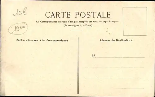 Ak Paris Ménilmontant, Anciennes Folie Tencin et ruines de la Commune, près la prote de Bagnolet